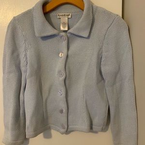 Beautiful Cinderella blue Bebe sweater